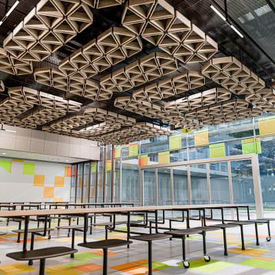 Baffle Connect Prismatic - Greige