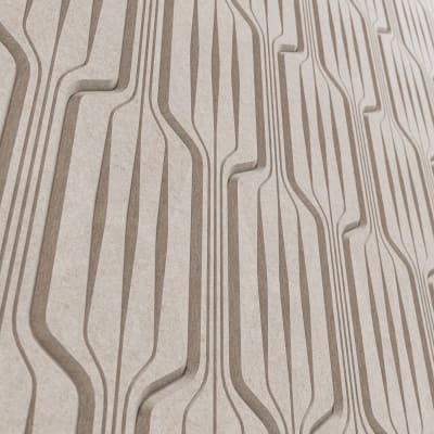 Etch Panel Demi Detail - Linen Etch Panel Demi Detail - Linen