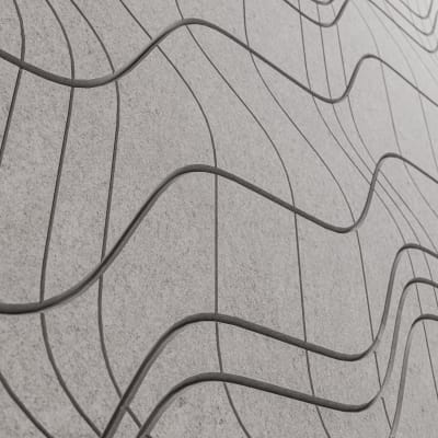 Etch Panel Suffuse Detail - Greige