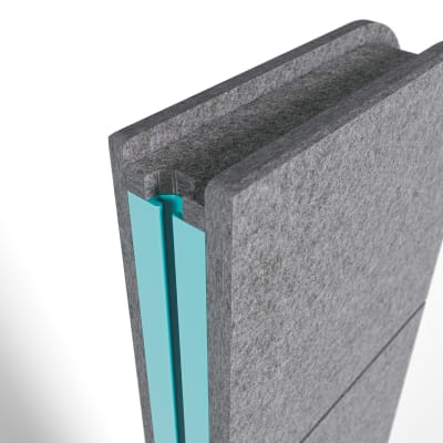 Cooee Spaces End Cap - Extrusion Detail