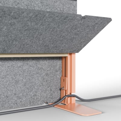 Cooee Spaces Wall - Concealed Cable Channel Open Detail Cooee Spaces Wall - Concealed Cable Channel Open Detail