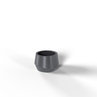 Basin Planter - Charcoal 28 in x 18 in