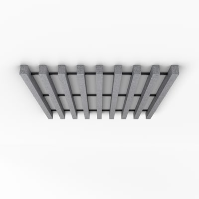 Box Baffle Uniform Grand - Direct Mount - 1