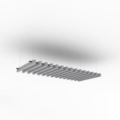 Box Baffle Uniform Slim - Hanging - 2