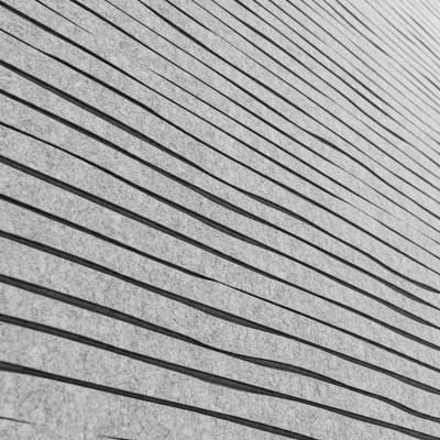 Organic Etched Panel Stream Horizontal - Smoke - Detail Organic Etched Panel Stream Horizontal - Smoke - Detail