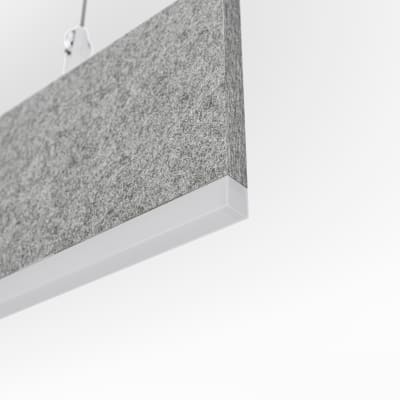 Zintra Baffle Systems Individual Lux Detail - Light off 2 Zintra Baffle Systems Individual Lux Detail - Light off 2