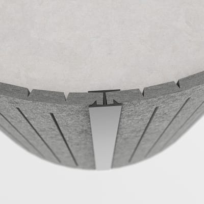 Zintra Taiko Lux Aluminium Joiner Detail Zintra Taiko Lux Aluminium Joiner Detail