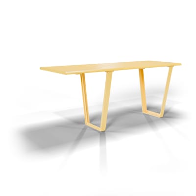 Avenue Form Table ADA | Zinc Yellow Avenue Form Table ADA | Zinc Yellow