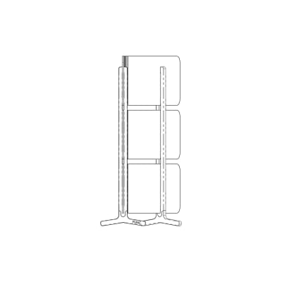 Mallee floor screen - 60 x 54" - side view Mallee floor screen - 60 x 54" - side view