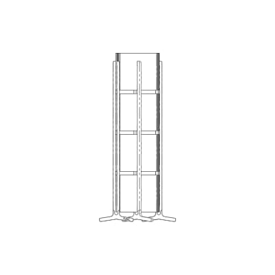 Mallee floor screen - 84 x 72" - side view Mallee floor screen - 84 x 72" - side view