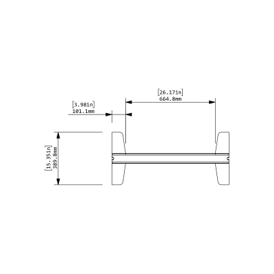 Cooee Spaces three quarter wall - 34x55 - top view Cooee Spaces three quarter wall - 34x55 - top view