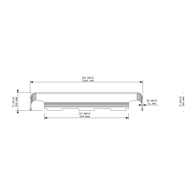 Cooee desking hood - 41" screen - front view