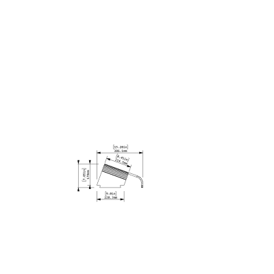 Cooee desking hood - 49" screen - side view