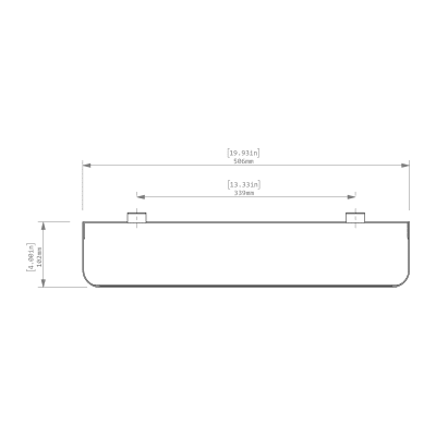 short tray - top view short tray - top view