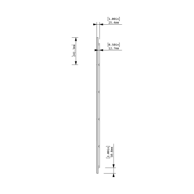 cooee collaboration wallboard - 48x48" - side view