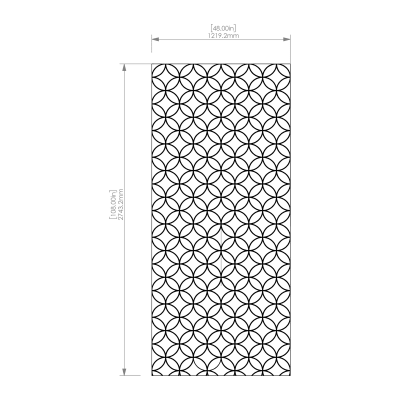 Etch Panel Kaleido - Front View