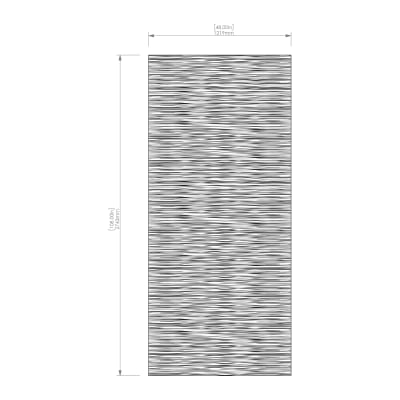 Organic Etch Panel Rivers Horizontal - Front View