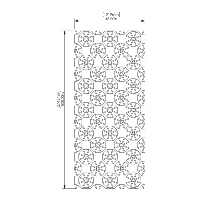 Pattern Panel Bengal - Front View Pattern Panel Bengal - Front View