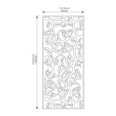 Pattern Panel Malini - Front View