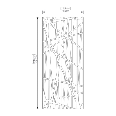 Pattern Panel Monsoon B - Front View
