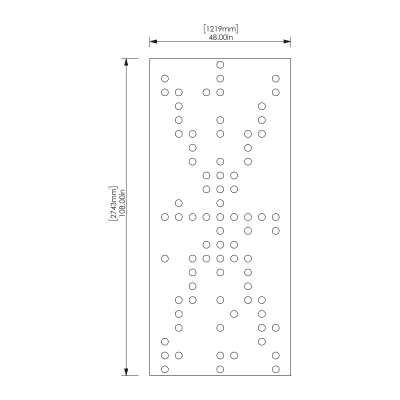 Pattern Panel Noktalar - Front View Pattern Panel Noktalar - Front View