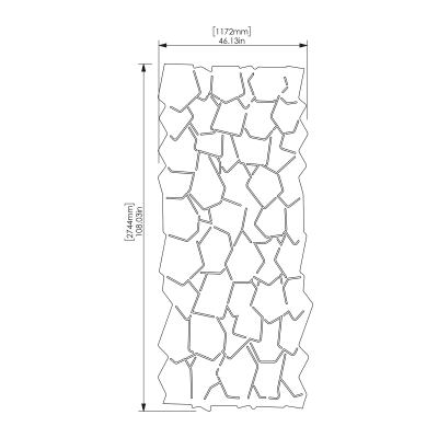 Pattern Panel Stone Age - Front View Pattern Panel Stone Age - Front View