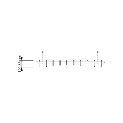 Baffle Systems Ridge Small (Low) - Side View Baffle Systems Ridge Small (Low) - Side View
