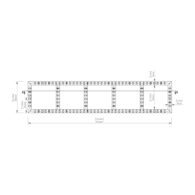 Beams Closed Rafter 1 x 5 - Top View Beams Closed Rafter 1 x 5 - Top View
