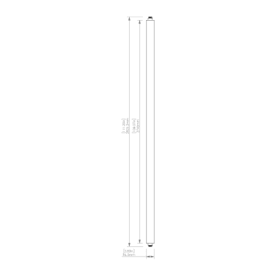 Double Sided Sticks Portrait (Narrow) - Side View