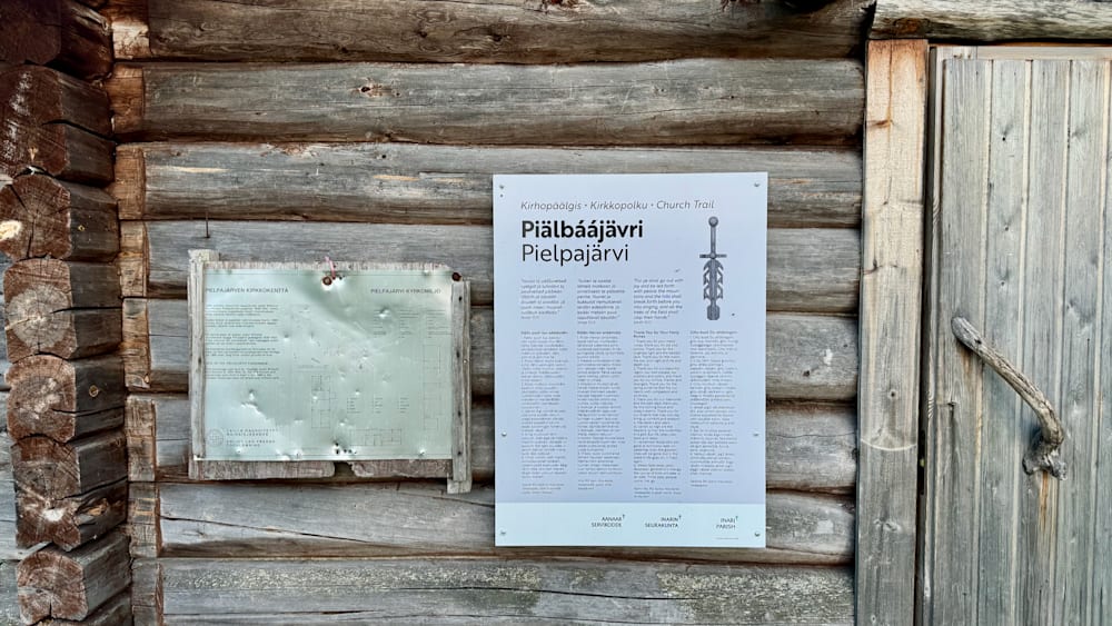 A poster with some text and a drawing of a tool on it is hanging on a wall.
