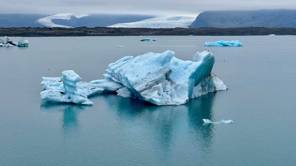 Glacier touching.