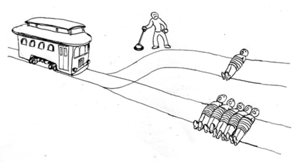 The trolley problem, but the real one.