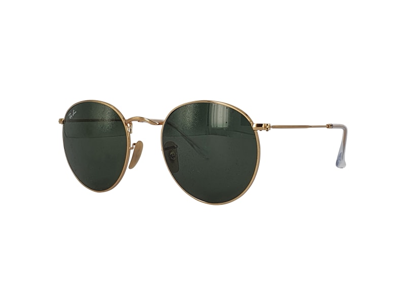 Ray Ban 3447 round , 001 goud (53/21 - 145)