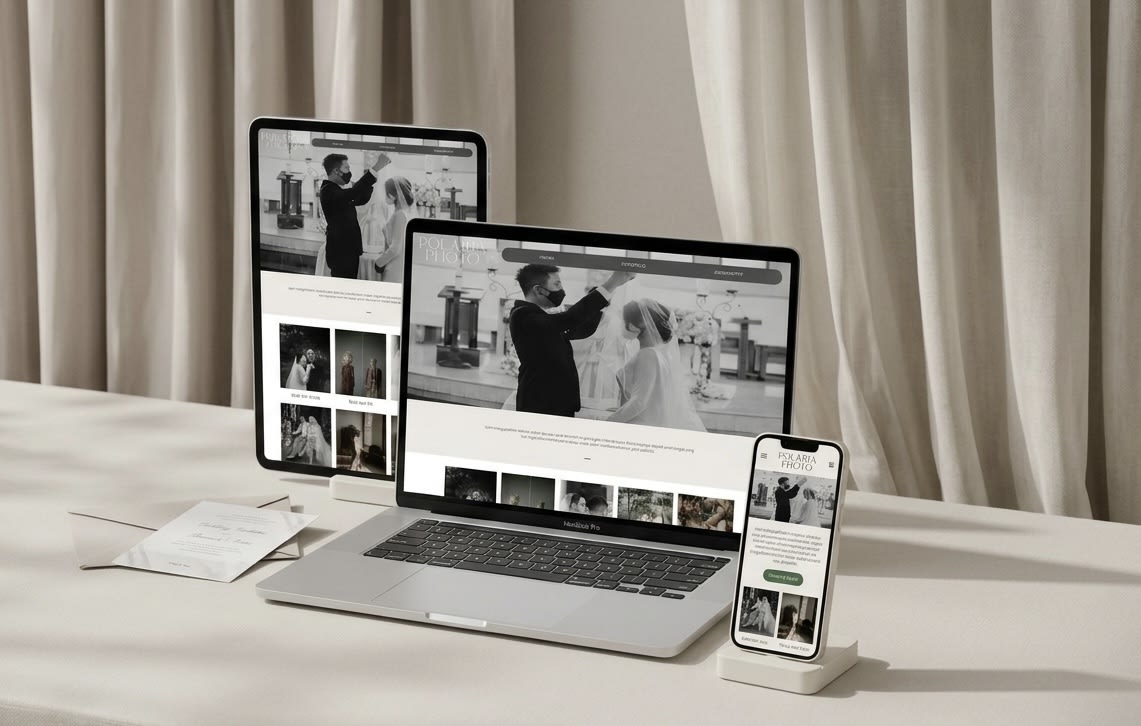 Mockup Website Polaria Photo