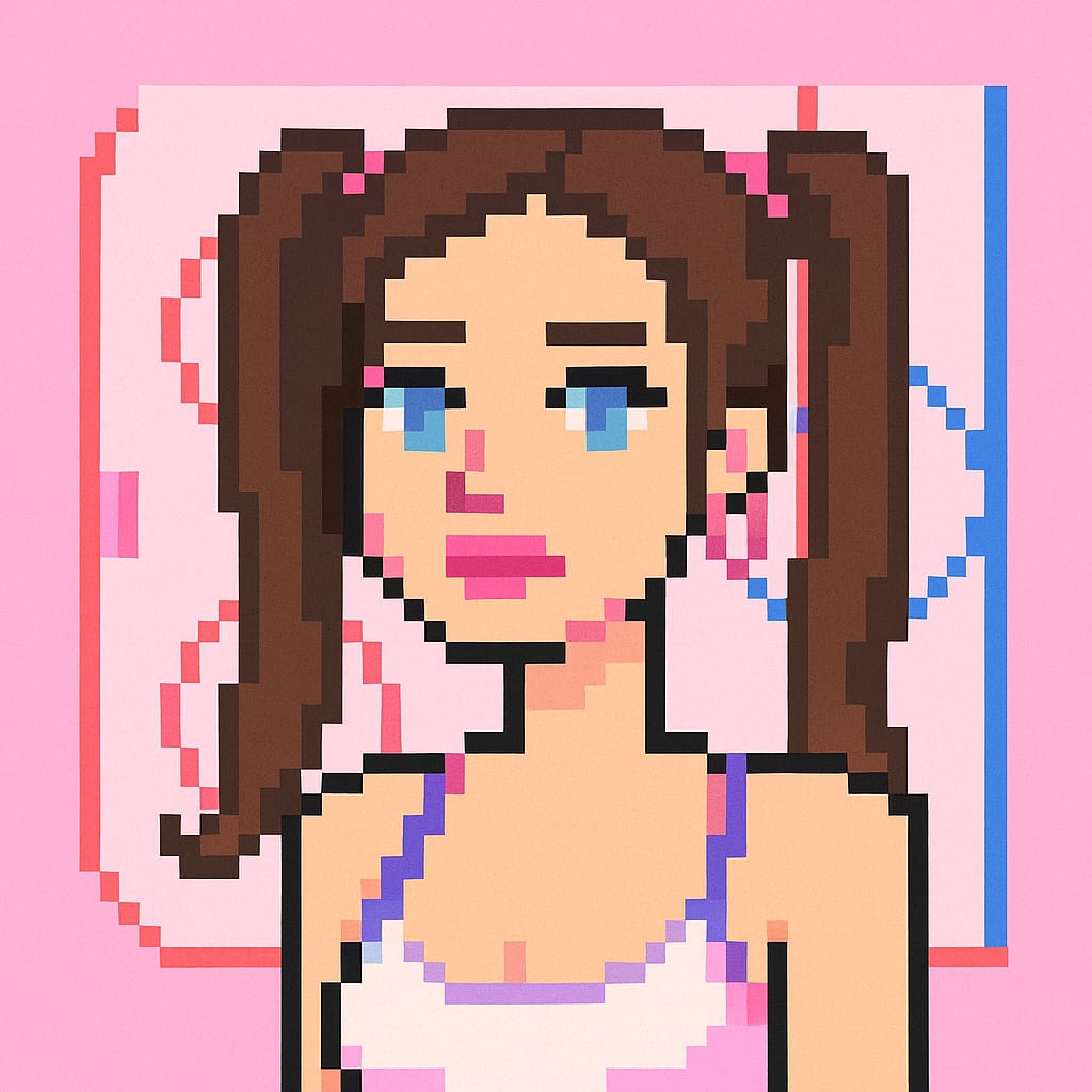 beauty & the blockchain (abbyonchain) Farcaster social identity (Fname handle) PFP