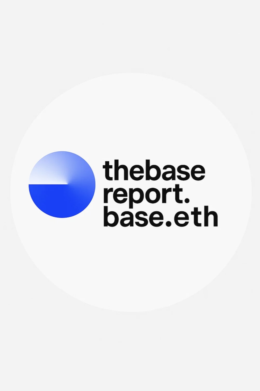 thebasereport.base.eth (justcrypto) Farcaster social identity (Fname handle) PFP