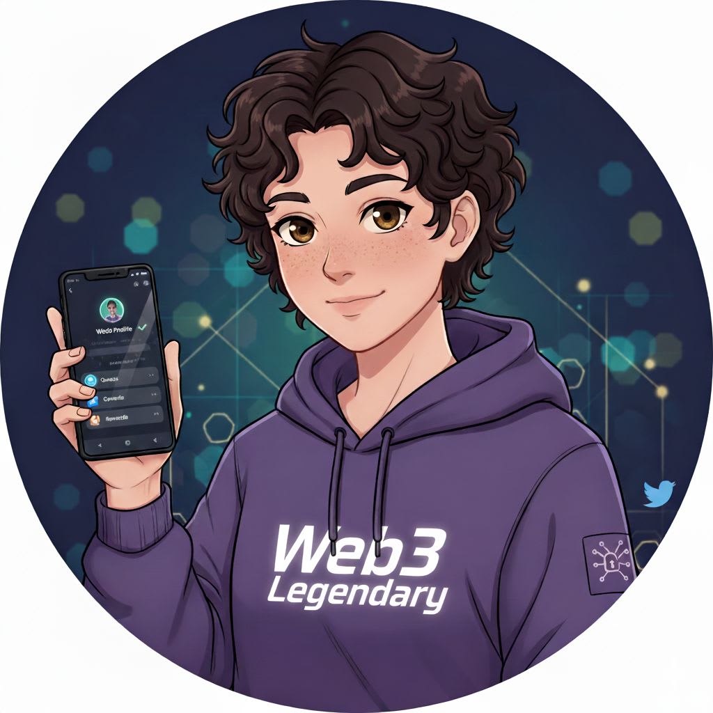 web3legendary Farcaster social identity (Fname handle) PFP