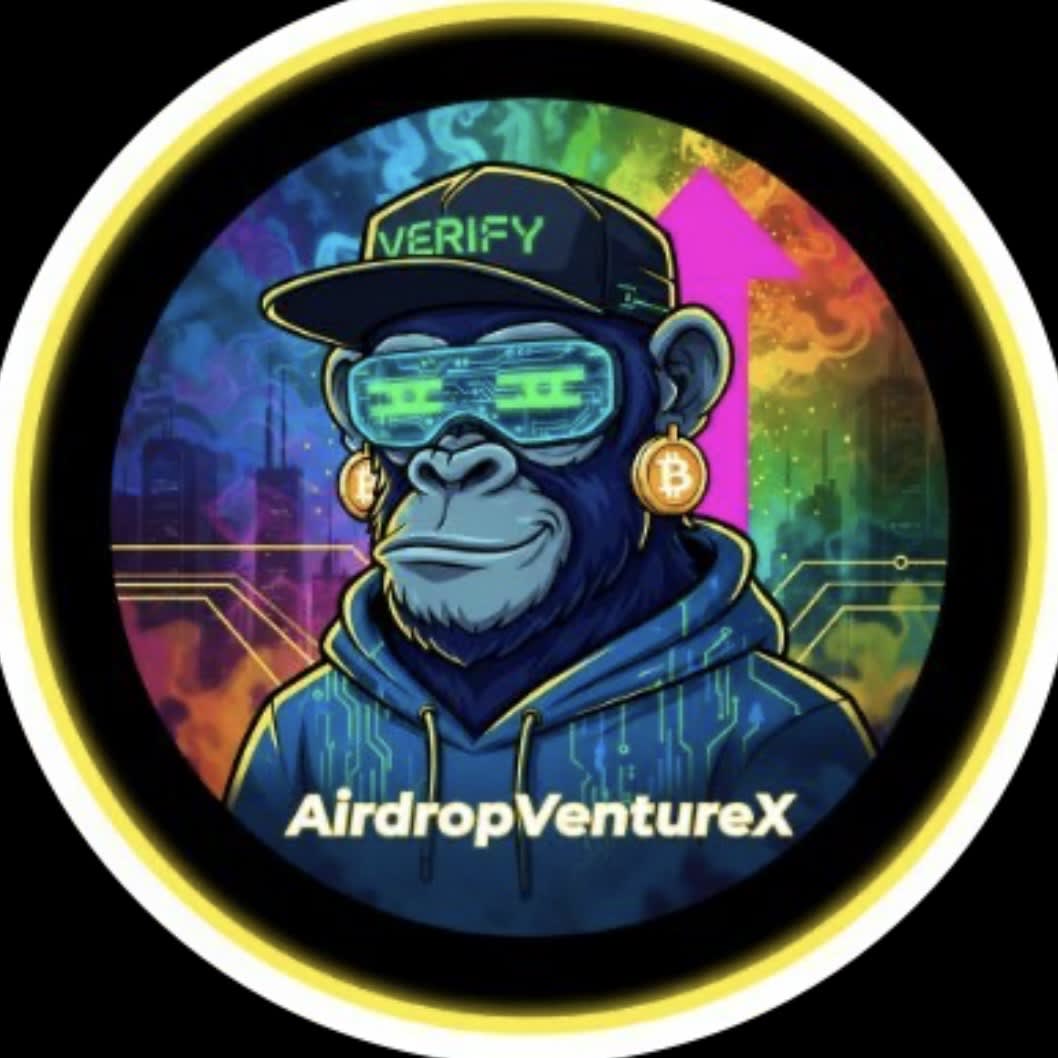 AirdropVentureX (airdropventurex.base.eth) Farcaster social identity (Fname handle) PFP
