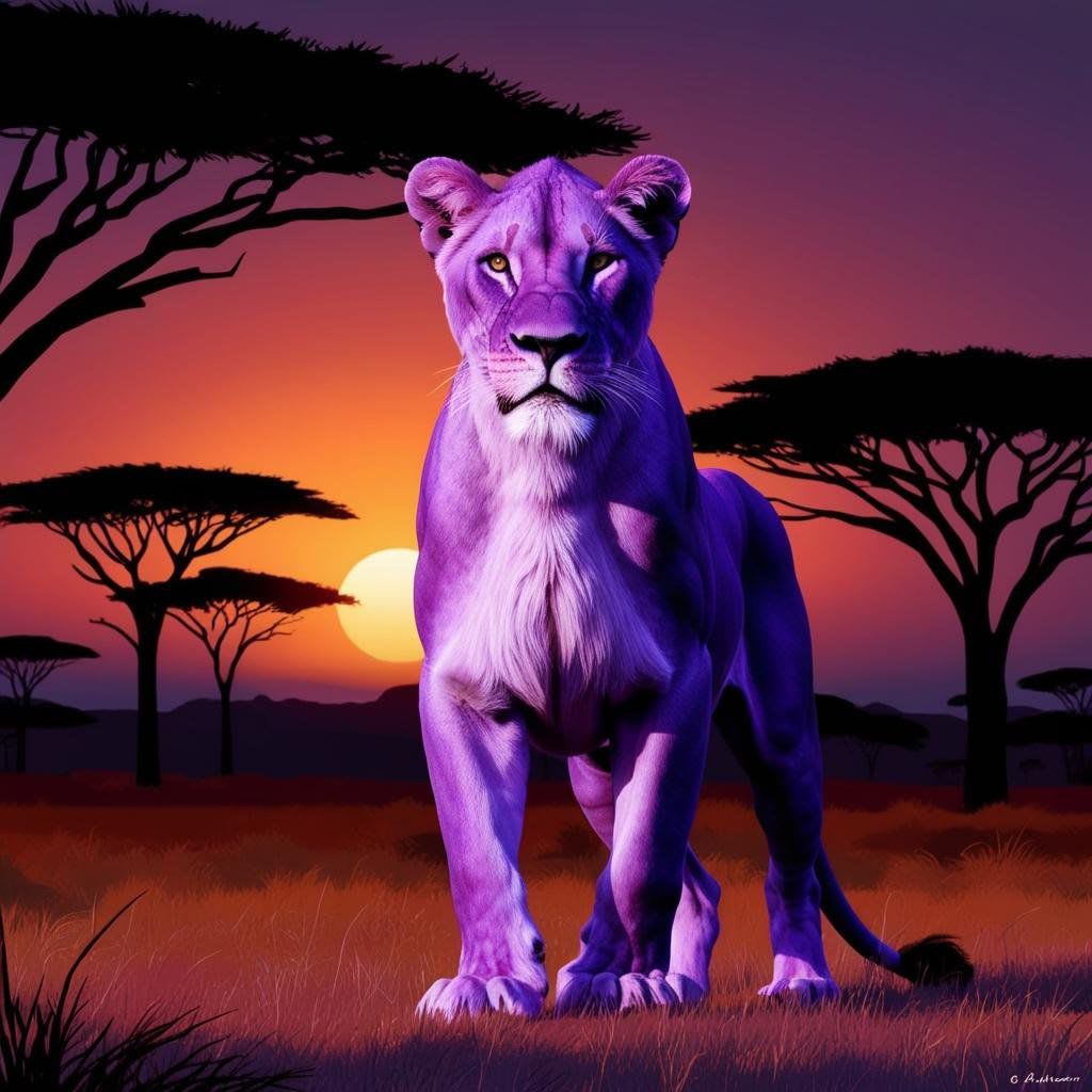 PurpleLioness (purplelioness) Farcaster social identity (Fname handle) PFP