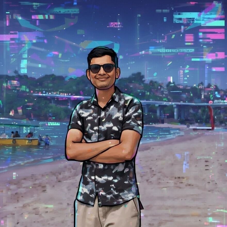 §h@vesh.base.eth (bhaveshraj) Farcaster social identity (Fname handle) PFP