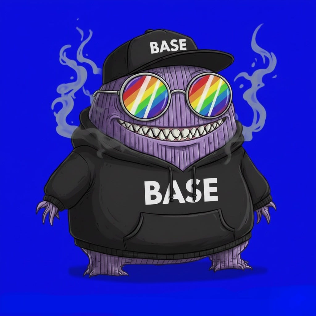 Joke (dogecoin69.base.eth) Farcaster social identity (Fname handle) PFP