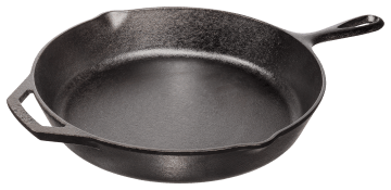 Lodge Cast-Iron Skillet with Assist Handle - 12 Diameter