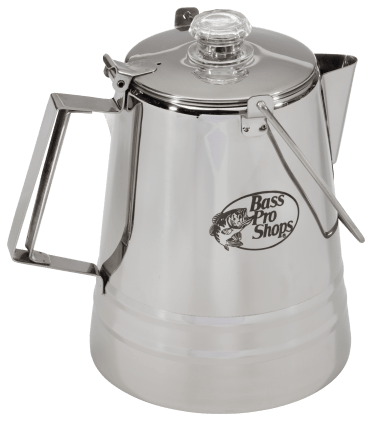 Bass Pro Shops Stainless Steel Stovetop Percolator - 6 Cup