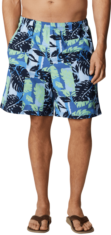 Columbia Sportswear PFG Men's Atlanta Braves MLB Backcast Shorts 8in  Small Navy