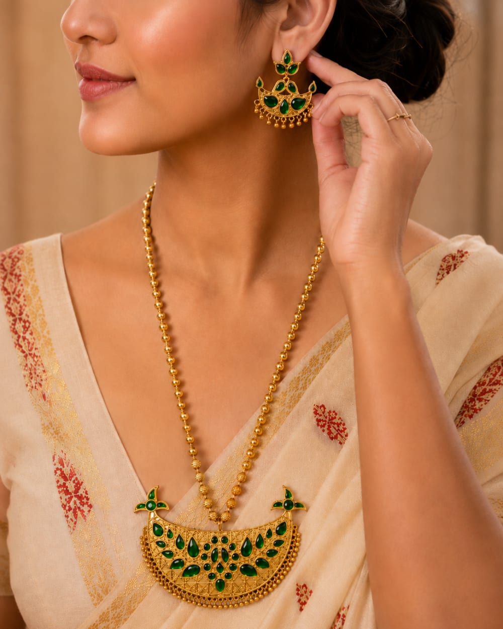 Golden-Bridal junbiri-Green — image 1