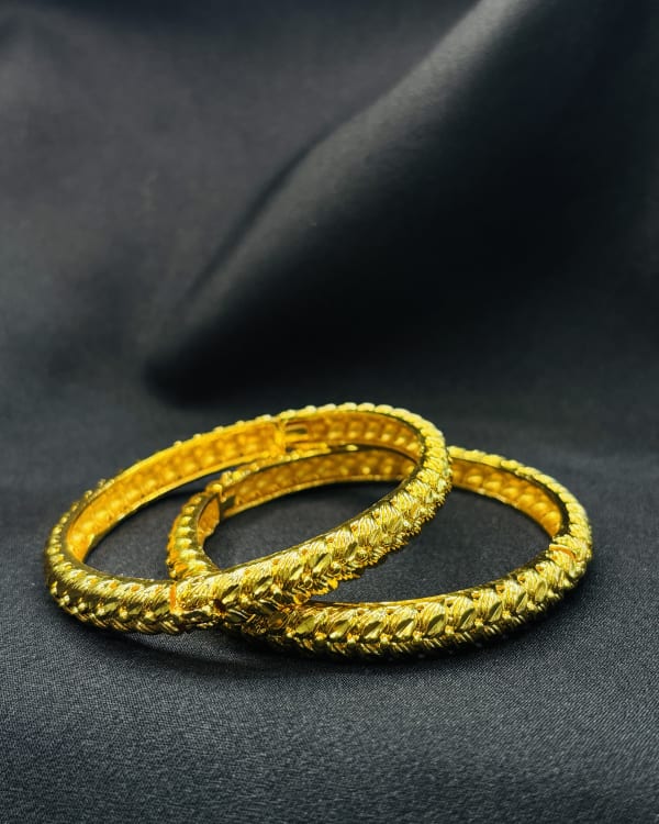 Golden Lock Bangle