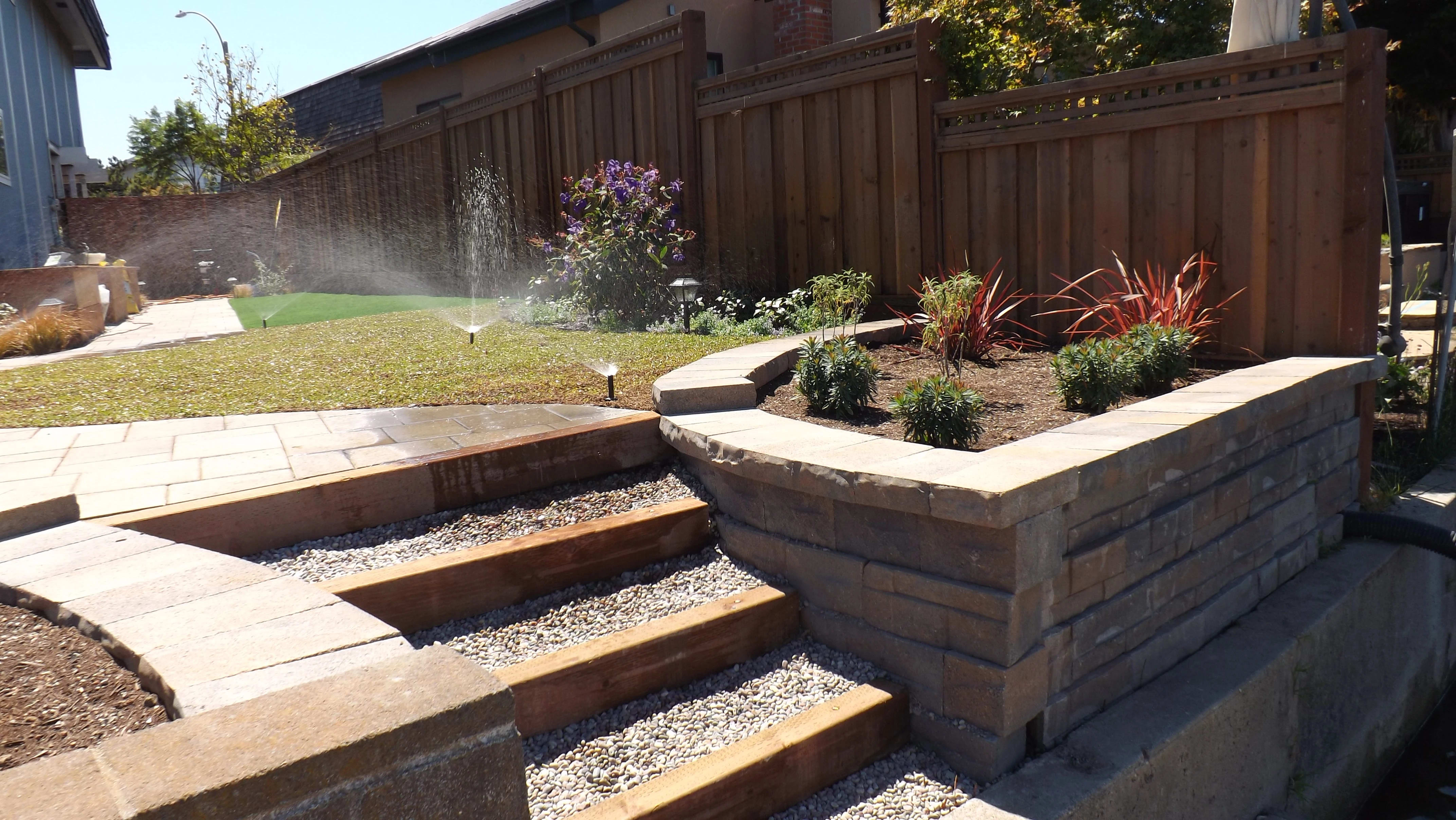 Drip irrigation system installation in Alameda