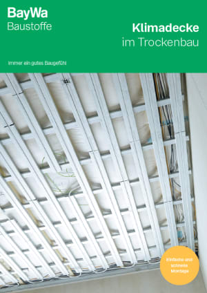 Klimadecke im Trockenbau