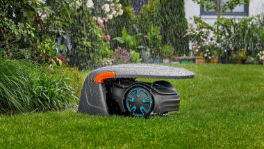 Gratis Mähroboter Garage von Gardena - jetzt zugreifen!