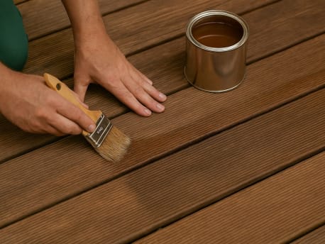 Holzterrasse einölen